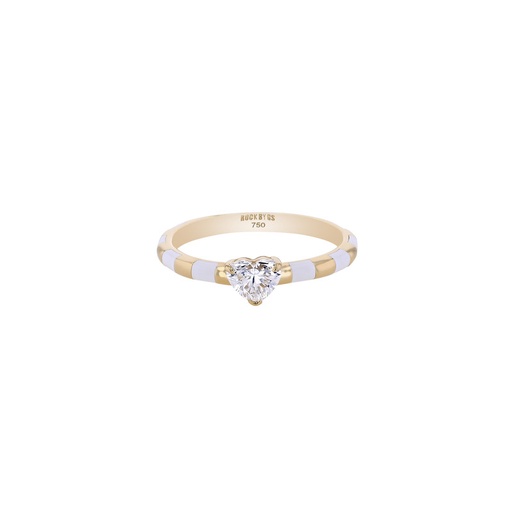 [RNG02715] Diamond Hearts Ring