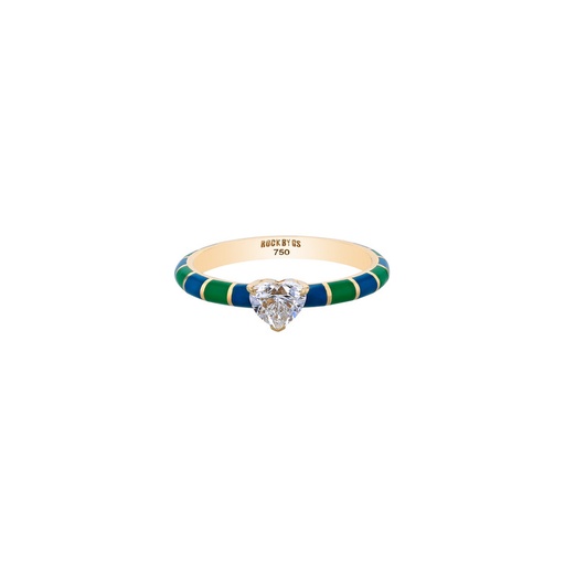 [RNG02716] Diamond Hearts Ring