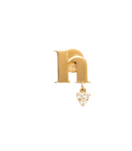 [EAR2163] Letters & Lines Earring