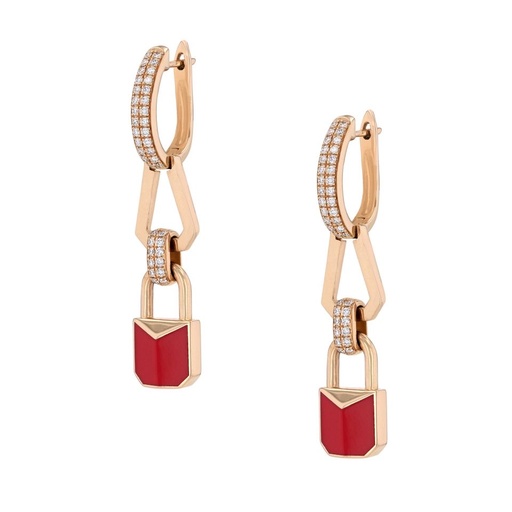 [EAR2447] Padlock Earrings