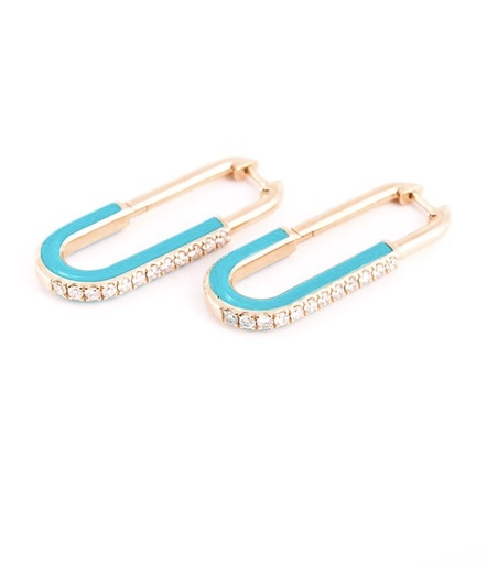 [EAR2229] Safety Pin Earrings 