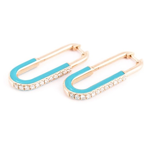 [EAR2229] Safety Pin Earrings 