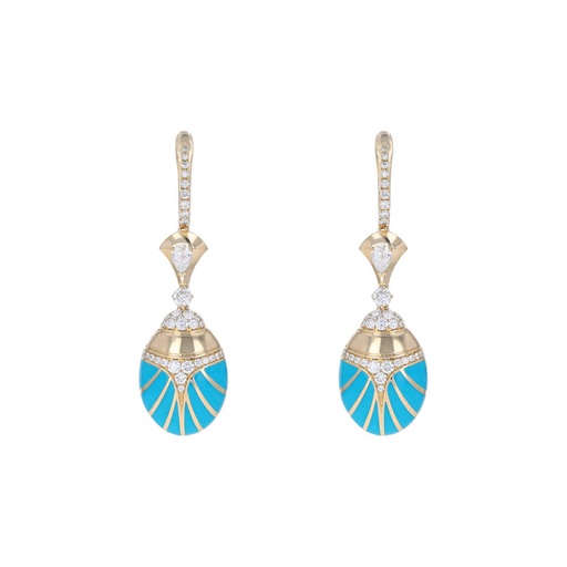 [EAR2577] Scarab Earrings