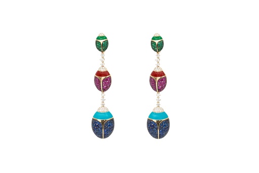 [EAR2597] Scarab Earrings