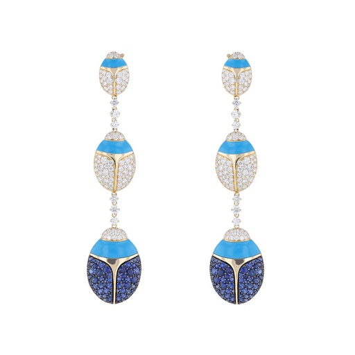 [EAR2594] Scarab Earrings