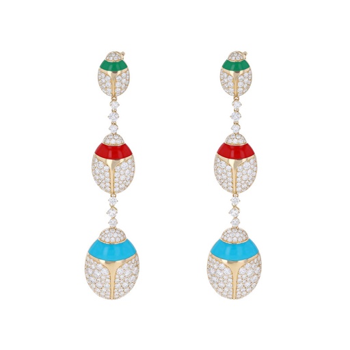 [EAR2585] Scarab Earrings