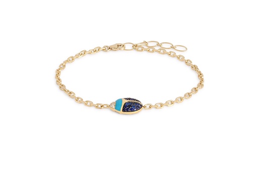 [BRL02662] Scarab Bracelet