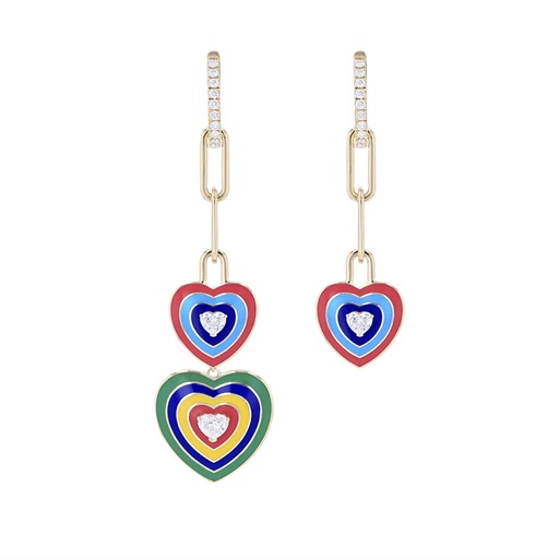 [EAR2492] Wonder Hearts Earrings