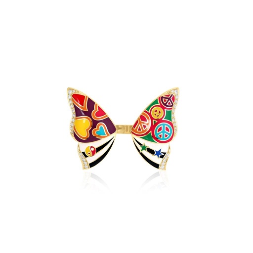 [RNG03602] Flower Power Ring