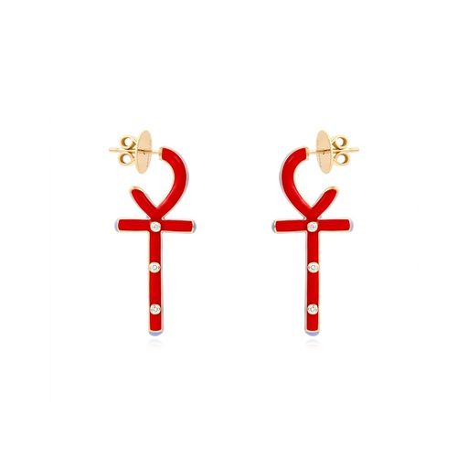 [EAR3017] Ankh Earrings