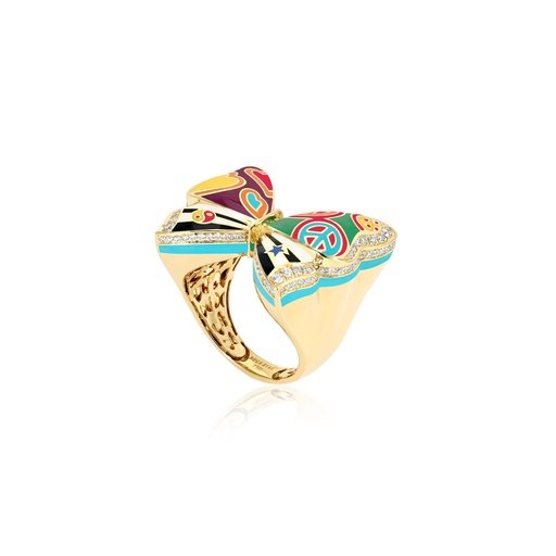 [RNG03647] Flower Power Ring
