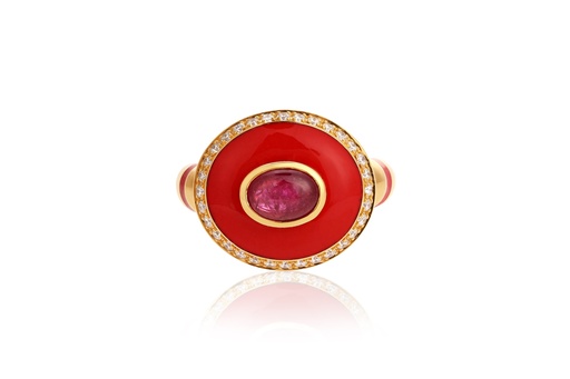 [RNG04175] Ruby Candy Ring