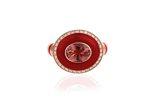 [RNG041762] Pink Sapphire Candy Ring