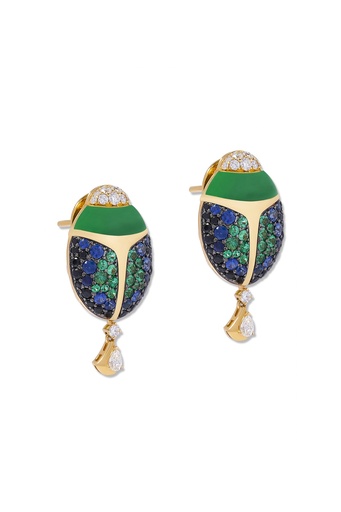 [EAR3393] Scarab Earrings