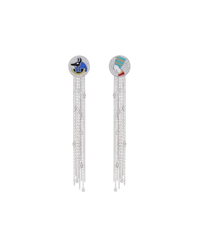 [EAR3562] Pharaonic Earrings