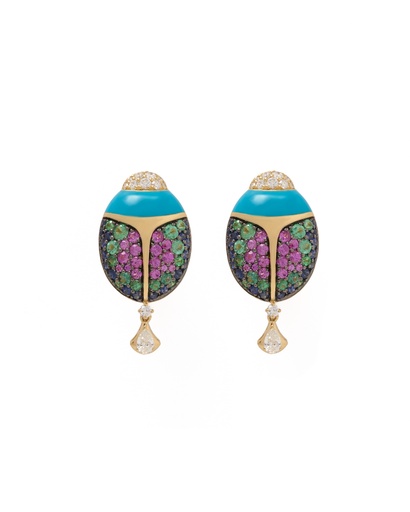 [EAR3609] Scarab Earrings