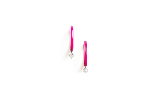 [EAR2265] Diamond Hearts Earrings