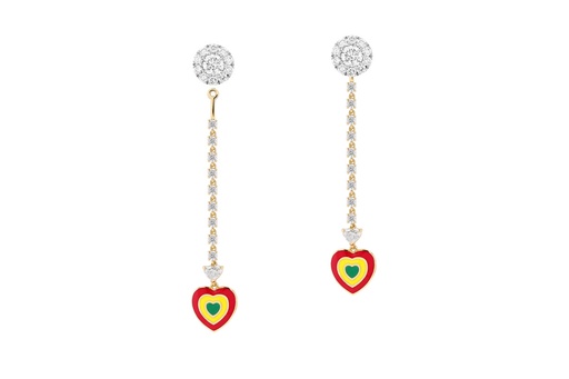 [EAR2726] Wonder Hearts Earrings