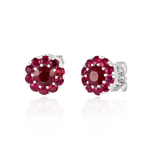 [EAR2757] Ruby Stud Earrings