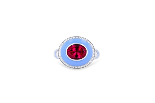 [RNG03292] Columbia Blue Candy Ring