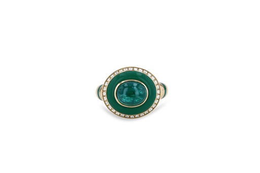 [RNG03302] Emerald Green Candy Ring