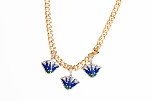 [NKL02190] Lotus Necklace